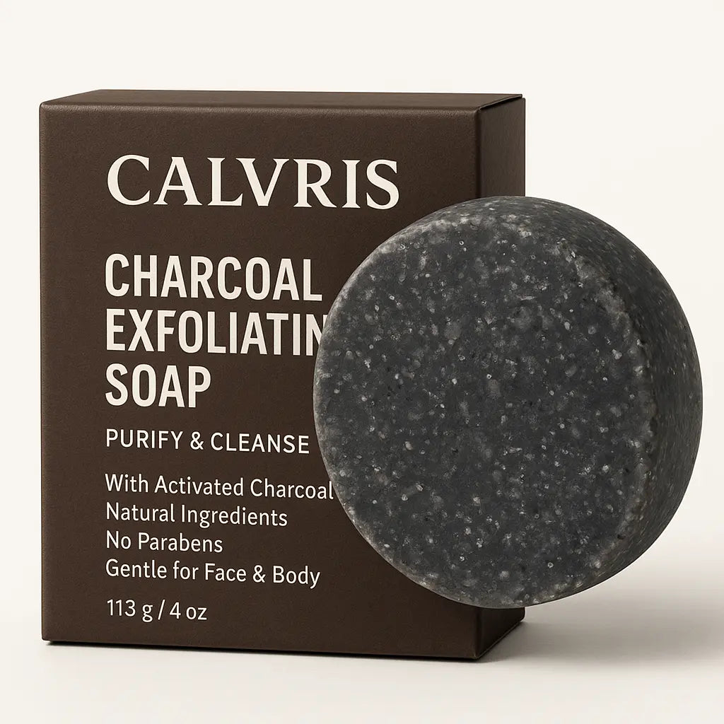 Charcoal Exfoliating Soap Calvris
